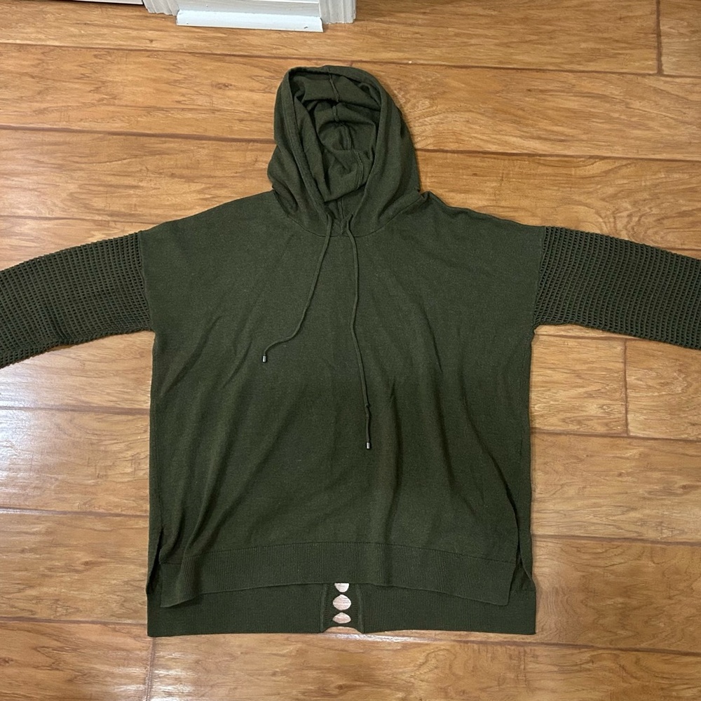 Forest Green Women's Hooded Sweater